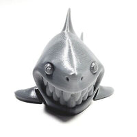 Flexi-Mech Great White Shark 3D Printed Articulated Cartoon Toy Sea Figure