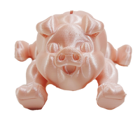 Flexi-Mech Piggy Bank Articulated Pig Functional 3d Printed Kids Toy Bank Choose A Color
