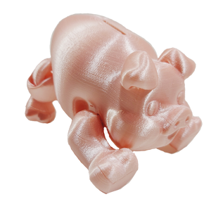 Realistic Jovial Piggy Bank