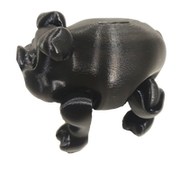 Flexi-Mech Piggy Bank Articulated Pig Functional 3d Printed Kids Toy Bank Choose A Color
