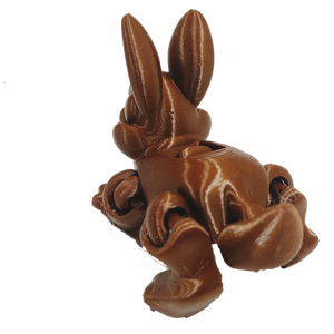 Flexi-Mech  Rabbit  Run Articulated Mechanical 3d Printed Toy Bunnny Choose Color