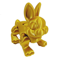 Flexi-Mech  Rabbit  Run Articulated Mechanical 3d Printed Toy Bunnny Choose Color
