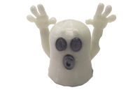 Ghosts Galore Set Of Two 3.5" Figures Boo Face & Toungue Hanging Glow In DarkToy Ghosts
