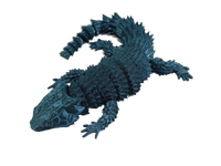 Flexi-Mech Armadillo Lizard Flexible Fully Articulated 3d Printed Fidget Toy Choose Your Color And Size

