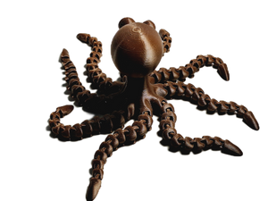 Dieymond Eyes Crazy 3D Printed Octopus Flexible Articulated 5.5"  Fidget 8 Legs Bling Toy