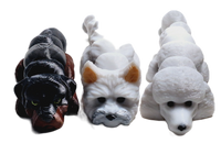 Flexibabies Cute Mini  Puppy Fully Articulated 3d Printed 3.5" Baby Dog Fidget Toy
