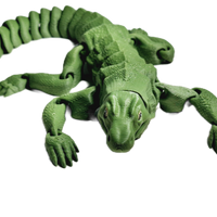 Flexi-Mech Komodo Dragon Flexible Fully Articulated 3d Printed Reptile  Fidget Toy