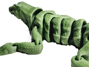 Flexi-Mech Komodo Dragon Flexible Fully Articulated 3d Printed Reptile  Fidget Toy