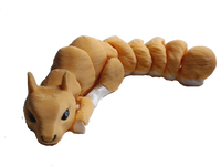 Flexibabies Cute Mini Baby Squirrel Articulated 3d Printed 3.5" Fidget Toy (Copy)
