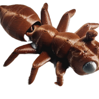 Fleximech Ant Mini Figure 3.5" Articulated 3d Printed Articulated Insect Fidget Toy