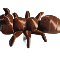Fleximech Ant Mini Figure 3.5" Articulated 3d Printed Articulated Insect Fidget Toy