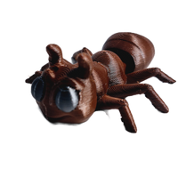 Fleximech Ant Mini Figure 3.5" Articulated 3d Printed Articulated Insect Fidget Toy