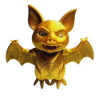Fleximech Mini Vampire Bat Figure 4.5" Articulated 3d Printed Scary winged Fidget Toy
