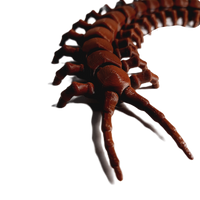 FlexiMech Creepy Centipede Articulated 3d Printed Insect Toy
