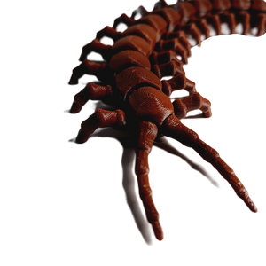 FlexiMech Creepy Centipede Articulated 3d Printed Insect Toy