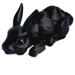 Fleximech Cute Mini Bunny Rabbit Articulated 3d Printed 3.5" baby rabbit Fidget Toy