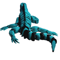 Fleximech Iguana Articulated 3d Printed 7.5" Lizard Fidget Toy