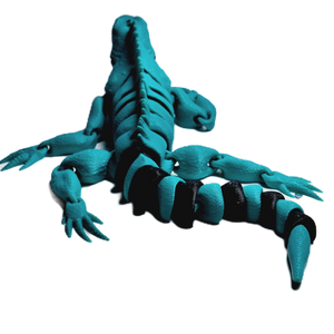 Fleximech Iguana Articulated 3d Printed 7.5" Lizard Fidget Toy