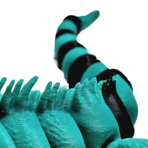 Fleximech Iguana Articulated 3d Printed 7.5" Lizard Fidget Toy