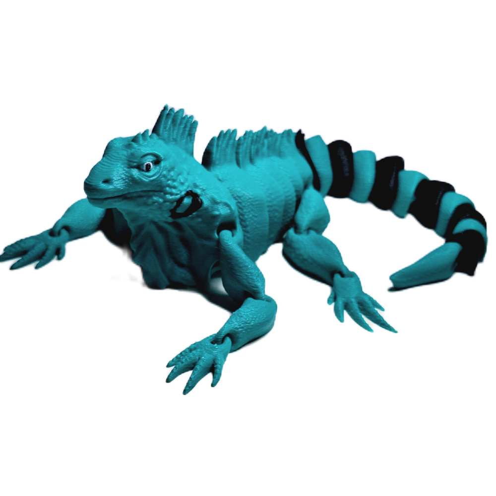 Fleximech Iguana Articulated 3d Printed 7.5