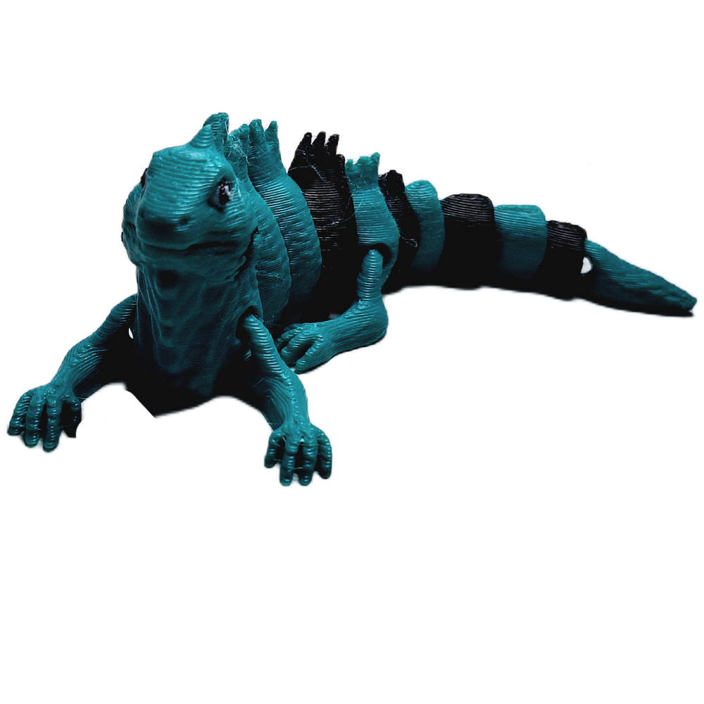 Fleximech Cute Baby Iguana Articulated 3d Printed 3.5