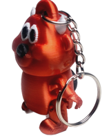 FlexiMech Devilish Mini Devil Valentines Red Keychain 2.5" Tall Articulated Figure Fidget Toy
