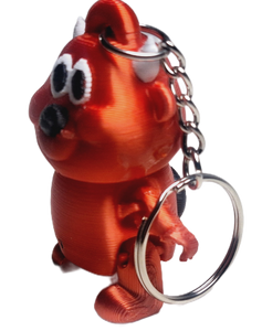 FlexiMech Devilish Mini Devil Valentines Red Keychain 2.5" Tall Articulated Figure Fidget Toy