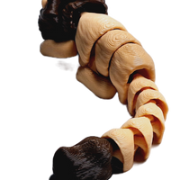 FlexiMech Baby Lion 2.5" Articulated  3d Printed Flexible Jungle Animal Fidget Toy