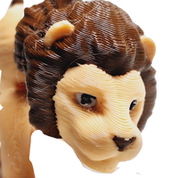 FlexiMech Baby Lion 2.5" Articulated  3d Printed Flexible Jungle Animal Fidget Toy
