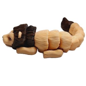 FlexiMech Baby Lion 2.5" Articulated  3d Printed Flexible Jungle Animal Fidget Toy