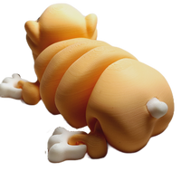 Fleximech My Pet Large 6.5" Guinea Pig Articulated 3d Printed pet Fidget Toy
