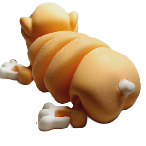 Fleximech My Pet Large 6.5" Guinea Pig Articulated 3d Printed pet Fidget Toy