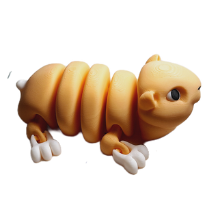 Fleximech My Pet Large 6.5" Guinea Pig Articulated 3d Printed pet Fidget Toy