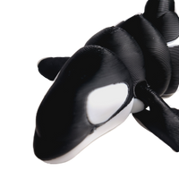 Fleximech Sea Creatures Orca Fully Articulated 3d Printed 6.5" Killer Whale Fidget Toy