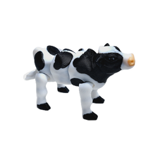 Fleximech Mini Baby Dairy Cow Articulated 3d Printed 3.25" Farm Calf Fidget Toy Figure
