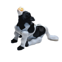 Fleximech Mini Baby Dairy Cow Articulated 3d Printed 3.25" Farm Calf Fidget Toy Figure
