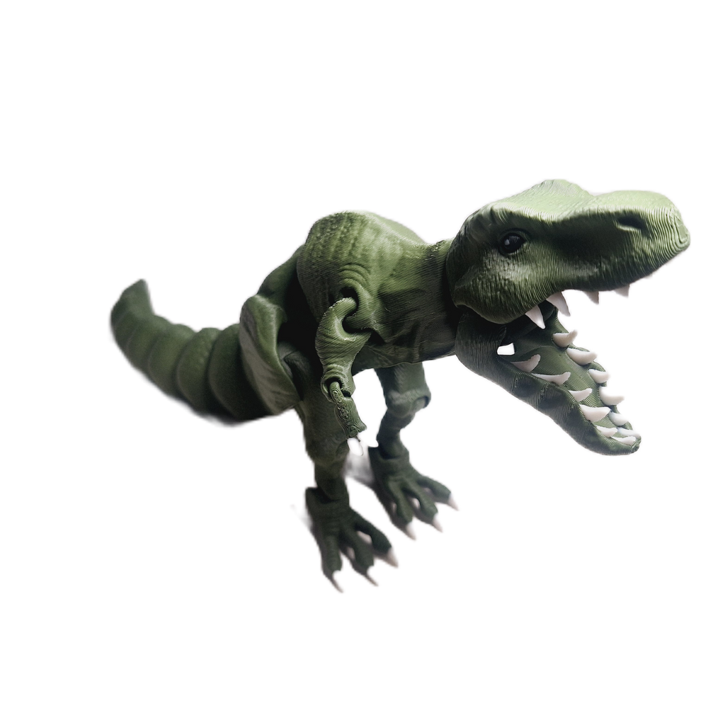 FlexiMech Jurrasic T-Rex Tyranosaurus Rex Articulated Mechanical 3d Printed Toy Dinosaur (Copy)