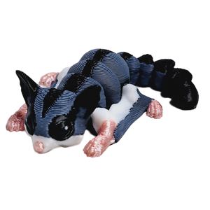 Fleximech Mini Baby Sugar Glider Articulated 3d Printed 3" Exotic Pet Fidget Toy Figure