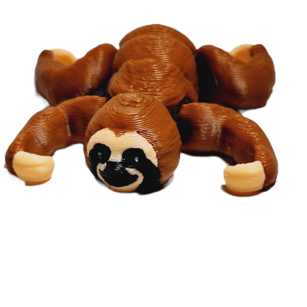 Fleximech Mini Baby Sloth Articulated 3d Printed 2.25