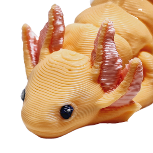 Fleximech Mini Baby Axolotl Articulated 3d Printed 3" Exotic Pet Fidget Toy Figure