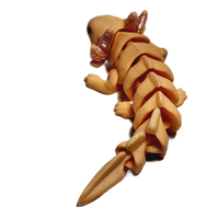 Fleximech Mini Baby Axolotl Articulated 3d Printed 3" Exotic Pet Fidget Toy Figure
