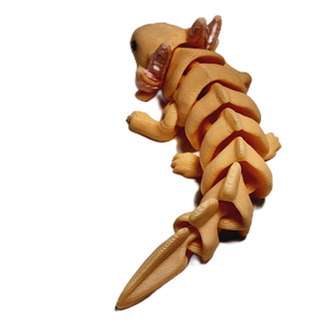 Fleximech Mini Baby Axolotl Articulated 3d Printed 3" Exotic Pet Fidget Toy Figure