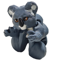 Fleximech Mini Baby Koala Bear Articulated 3d Printed 2" Exotic Pet Fidget Toy Figure
