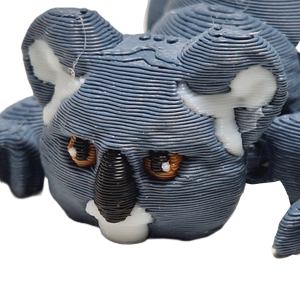 Fleximech Mini Baby Koala Bear Articulated 3d Printed 2" Exotic Pet Fidget Toy Figure