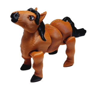 Fleximech Baby Colt Articulated 3d Printed 3.5" Farm Horse Fidget Toy Figure