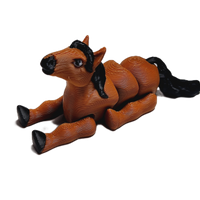 Fleximech Baby Colt Articulated 3d Printed 3.5" Farm Horse Fidget Toy Figure

