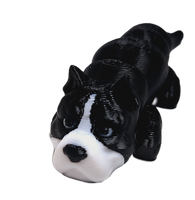 Flexibabies Cute Mini  Puppy Fully Articulated 3d Printed 3.5" Baby Dog Fidget Toy
