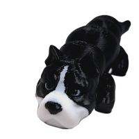 Flexibabies Cute Mini  Puppy Fully Articulated 3d Printed 3.5" Baby Dog Fidget Toy