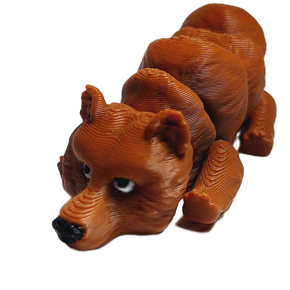 Fleximech Mini Bear Articulated 3d Printed 3