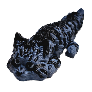 Flexibabies Cute Mini Kitten Fully Articulated 3d Printed 3.5" Baby Cat Fidget Toy